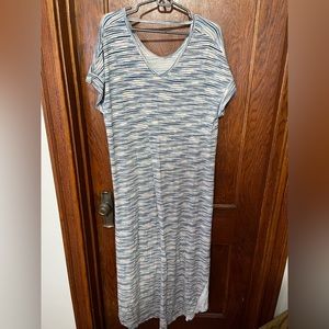 Lularoe striped maxi dress size XL